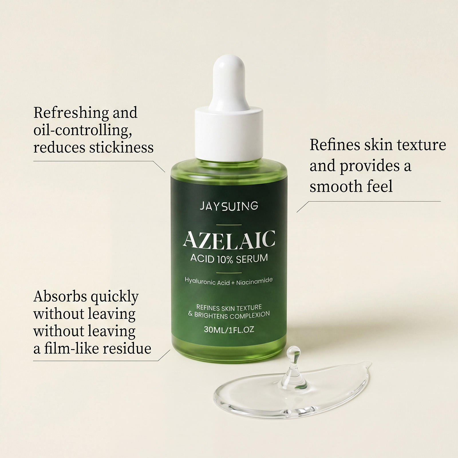 Осветляющая сыворотка с 10% ки – обзор и цена Azelaic Acid Serum